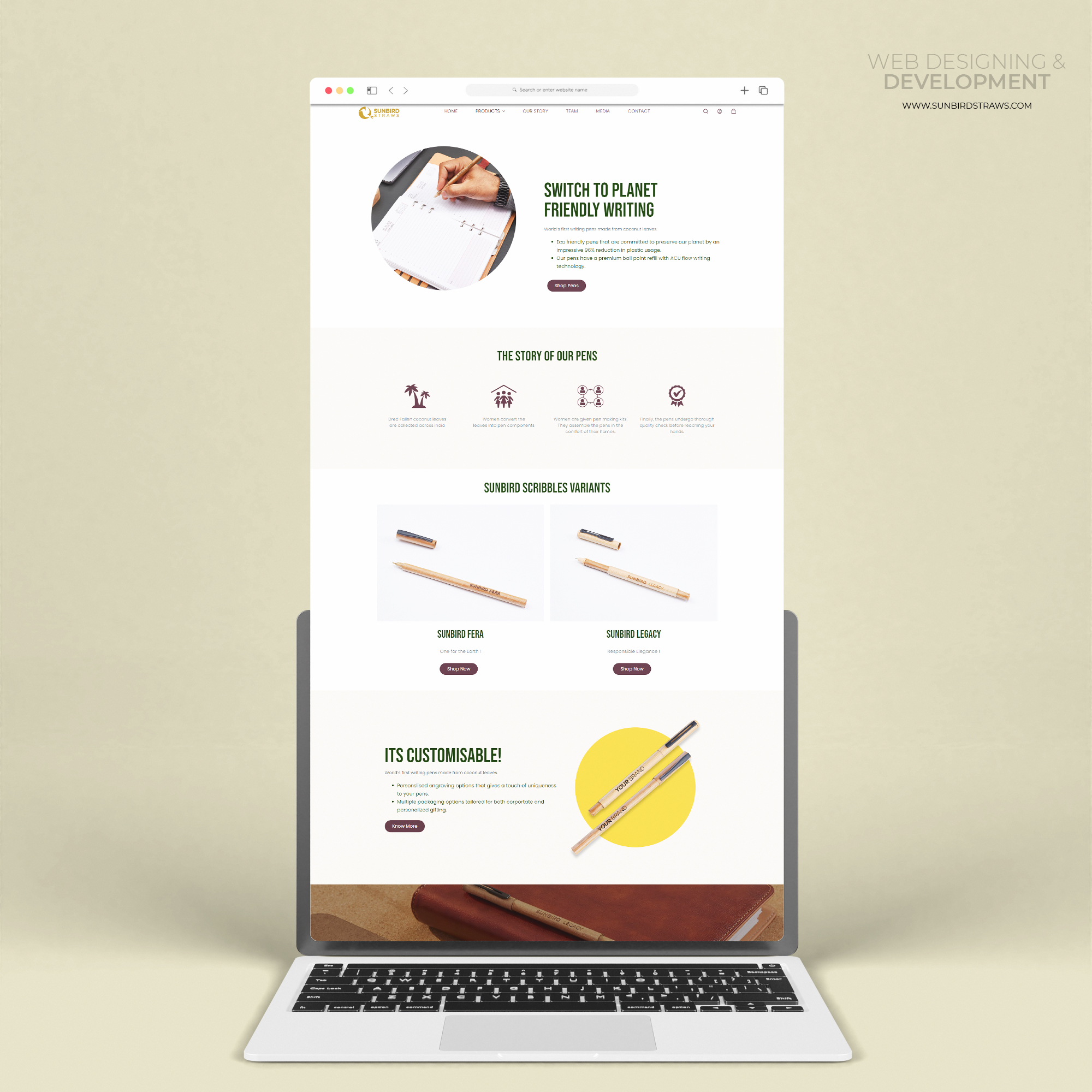 Sunbird Straws Website detail 2