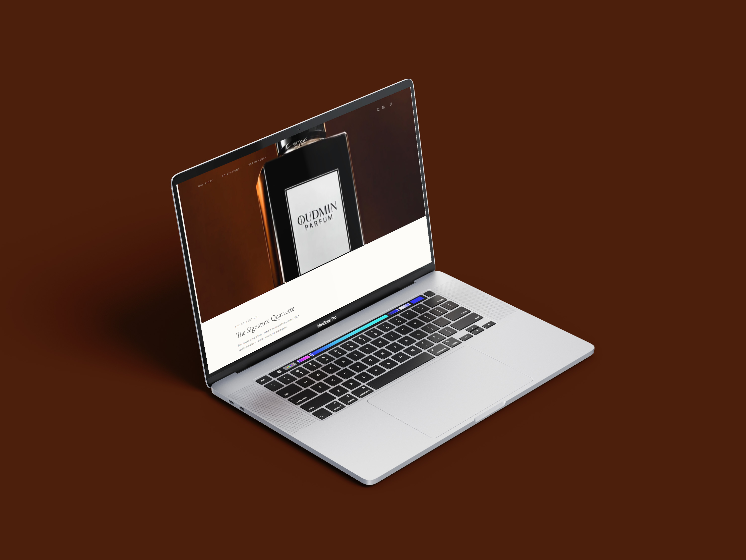 Oudmin Parfum — Luxury E-commerce Website — UI/UX Design & Web Development by Shajah Ottu Padikkal