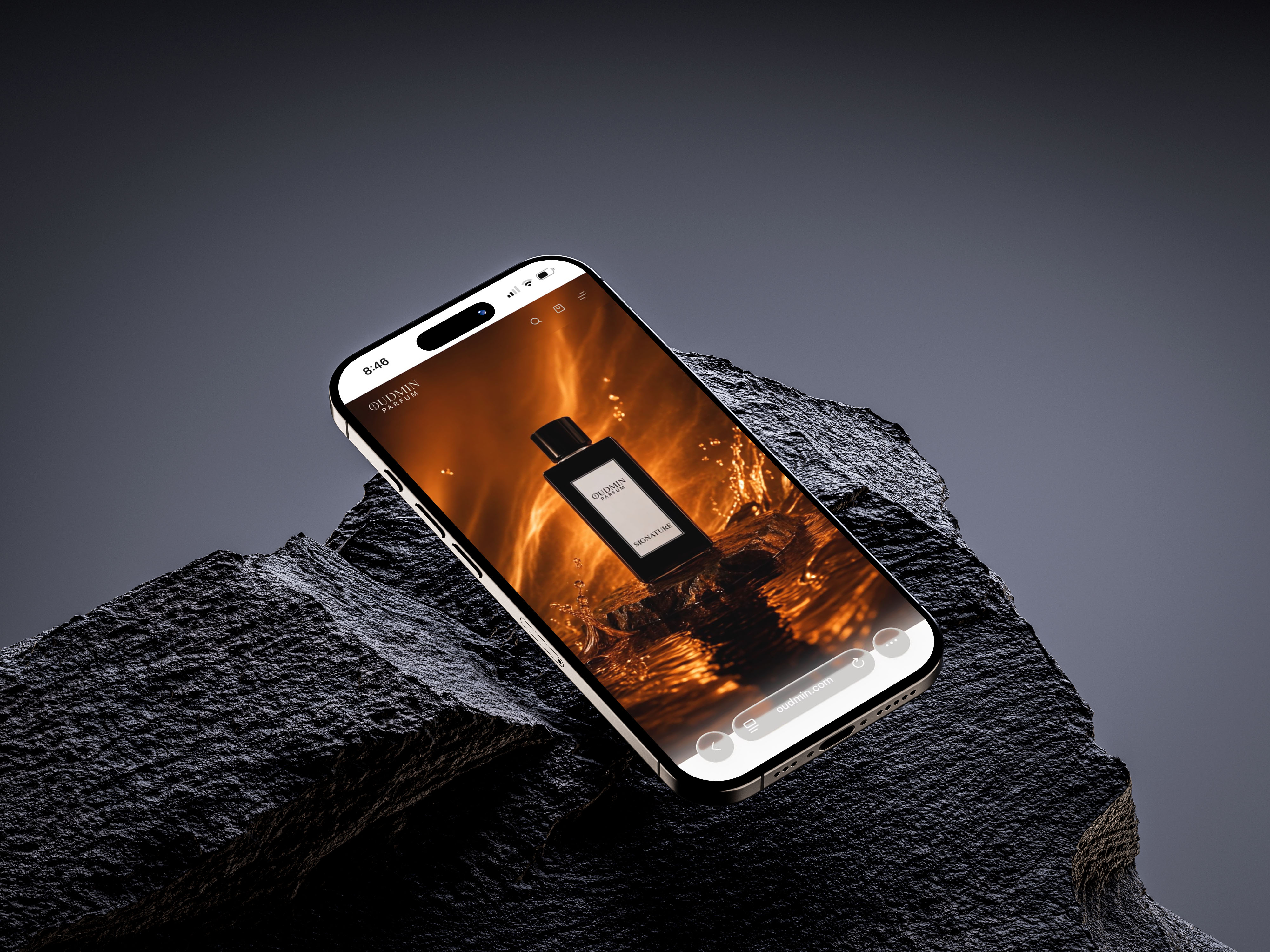 Oudmin Parfum — Luxury E-commerce Website detail 3