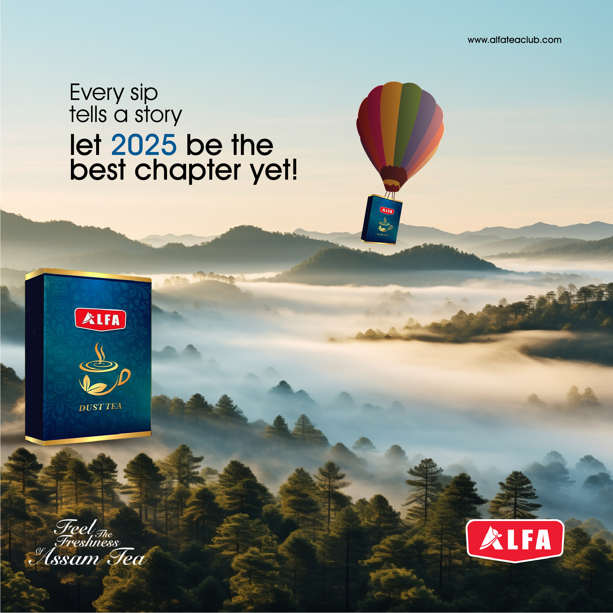 Alfa Tea — Social Media Campaign Design detail 2